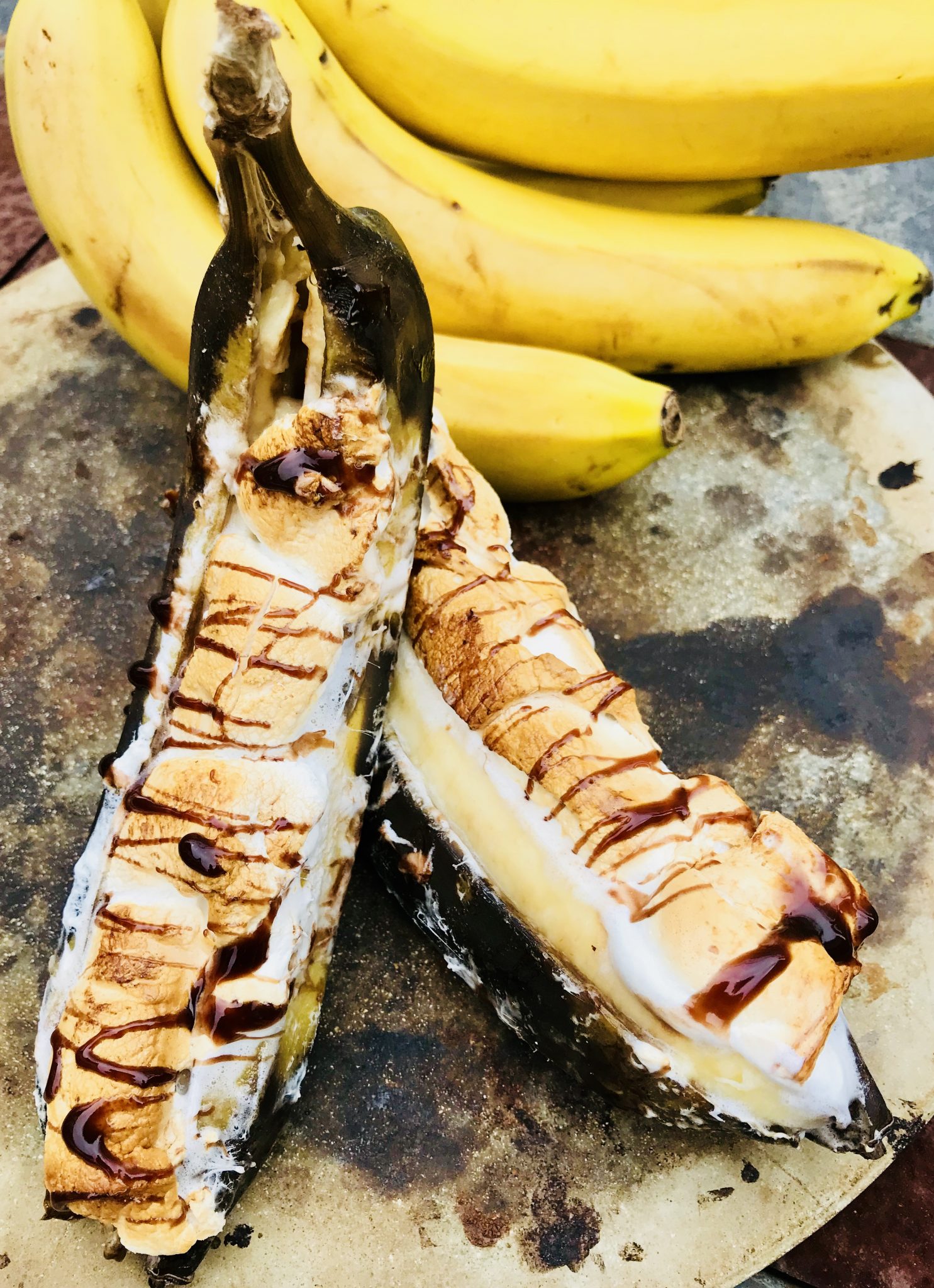 Toasted Marshmallow Banana Split - So Soft Marshmallow Co